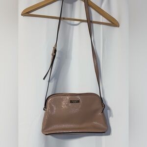kate spade Taupe Patent Leather Crossbody